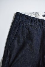 画像3: MASTER & Co. (マスターアンドコー) ONE WASHED DENIM PANTS with BELT [INDIGO] (3)