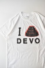 画像1: 【SALE!】MUSIC TEE (ミュージックティー) DEVO "I DOME DEVO" [WHITE] (1)