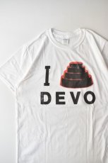 画像1: 【SALE】MUSIC TEE (ミュージックティー) DEVO "I DOME DEVO" [WHITE] (1)