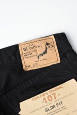 画像15: orslow (オアスロウ) 107 IVY FIT BLACK DENIM [BLACK] (15)