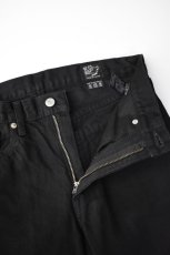 画像13: orslow (オアスロウ) 107 IVY FIT BLACK DENIM [BLACK] (13)