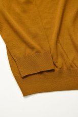 画像5: 【SALE!】MEIAS (メイアス) WOOL POLO PULL OVER＋TEFLON [BROWN] (5)