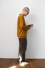 画像13: 【SALE!】MEIAS (メイアス) WOOL POLO PULL OVER＋TEFLON [BROWN] (13)