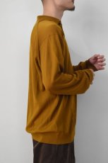 画像10: 【SALE!】MEIAS (メイアス) WOOL POLO PULL OVER＋TEFLON [BROWN] (10)