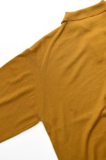 画像8: 【SALE!】MEIAS (メイアス) WOOL POLO PULL OVER＋TEFLON [BROWN] (8)