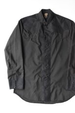 画像1: 【SALE!】GRAN HERRADURA (グランヘラデューラ) チャロ コンビ タルーガシャツ [BLACK] (1)