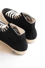 画像3: SHOES LIKE POTTERY (シューズライクポッタリー) ハイカットキャンバスニーカー [BLACK]  (3)