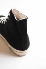 画像9: SHOES LIKE POTTERY (シューズライクポタリー) ハイカットキャンバスニーカー [BLACK]  (9)