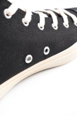 画像7: SHOES LIKE POTTERY (シューズライクポッタリー) ハイカットキャンバスニーカー [BLACK]  (7)