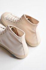 画像3: SHOES LIKE POTTERY (シューズライクポタリー) ハイカットキャンバスニーカー [WHITE]  (3)