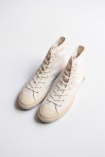 画像1: SHOES LIKE POTTERY (シューズライクポタリー) ハイカットキャンバスニーカー [WHITE]  (1)