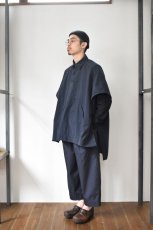 画像14: 【SALE!】GREI. (グレイ) POPOVER PONCHO [MIDNIGHT BLUE] (14)