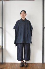 画像13: 【SALE】GREI. (グレイ) POPOVER PONCHO [MIDNIGHT BLUE] (13)