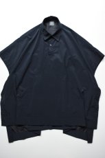 画像2: 【SALE!】GREI. (グレイ) POPOVER PONCHO [MIDNIGHT BLUE] (2)