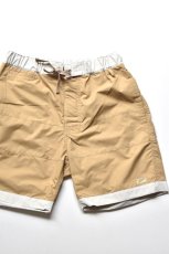 画像1: Short pants every day (ショートパンツエブリデイ)  3LINE [BEIGE×GRAY] (1)