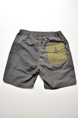 画像7: 【SALE】Short pants every day (ショートパンツエブリデイ)  CENTER LINE HERRINGBONE [GRAY×KHAKI] (7)