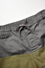 画像3: Short pants every day (ショートパンツエブリデイ)  CENTER LINE HERRINGBONE [GRAY×KHAKI] (3)