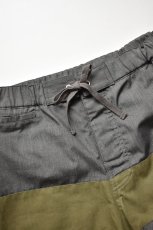 画像3: 【SALE!】Short pants every day (ショートパンツエブリデイ)  CENTER LINE HERRINGBONE [GRAY×KHAKI] (3)