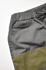 画像5: 【SALE】Short pants every day (ショートパンツエブリデイ)  CENTER LINE HERRINGBONE [GRAY×KHAKI] (5)