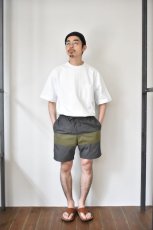 画像11: 【SALE!】Short pants every day (ショートパンツエブリデイ)  CENTER LINE HERRINGBONE [GRAY×KHAKI] (11)