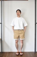 画像14: 【SALE!】Short pants every day (ショートパンツエブリデイ)  3LINE [BEIGE×GRAY] (14)