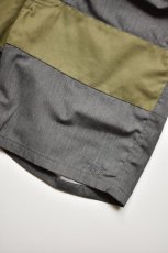 画像6: 【SALE】Short pants every day (ショートパンツエブリデイ)  CENTER LINE HERRINGBONE [GRAY×KHAKI] (6)