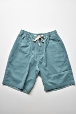 画像2: 【SALE】Short pants every day (ショートパンツエブリデイ)  RELAX SHORTS II CORDUROY [SEA GREEN] (2)