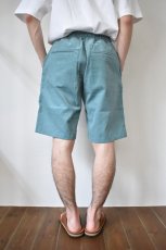 画像11: 【SALE】Short pants every day (ショートパンツエブリデイ)  RELAX SHORTS II CORDUROY [SEA GREEN] (11)