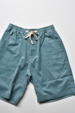 画像1: 【SALE!】Short pants every day (ショートパンツエブリデイ)  RELAX SHORTS II CORDUROY [SEA GREEN] (1)