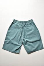 画像6: 【SALE】Short pants every day (ショートパンツエブリデイ)  RELAX SHORTS II CORDUROY [SEA GREEN] (6)