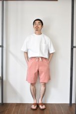 画像12: 【SALE】Short pants every day (ショートパンツエブリデイ)  RELAX SHORTS II CORDUROY [SALMON PINK] (12)