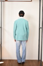 画像19: FANNI LEMMERMAYER (ファニレマメイヤー) Front Stripe V-neck Cardigan [MINT/GREY] (19)