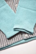 画像7: 【SALE!】FANNI LEMMERMAYER (ファニレマメイヤー) Front Stripe V-neck Cardigan [MINT/GREY] (7)