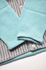 画像7: FANNI LEMMERMAYER (ファニレマメイヤー) Front Stripe V-neck Cardigan [MINT/GREY] (7)