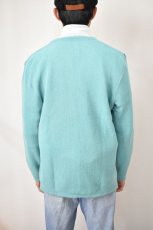 画像15: FANNI LEMMERMAYER (ファニレマメイヤー) Front Stripe V-neck Cardigan [MINT/GREY] (15)
