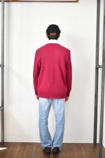 画像19: FANNI LEMMERMAYER(ファンニレマメイヤー) Front Stripe V-neck Cardigan [RED/NAVY] (19)