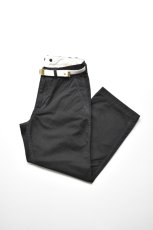 画像1: MASTER & Co. (マスターアンドコー) CHINO PANTS with BELT [BLACK] (1)