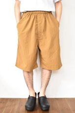 画像12: 【SALE】AXESQUIN -modified- (アクシーズクインモディファイド) NYLON BIG SHORTS [COYOTE]  (12)