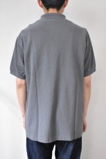 画像14: SCYE BASICS (サイベーシックス) Cotton Pique Polo Shirt [GREY] (14)