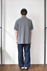 画像18: SCYE BASICS (サイベーシックス) Cotton Pique Polo Shirt [GREY] (18)