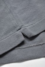 画像9: SCYE BASICS (サイベーシックス) Cotton Pique Polo Shirt [GREY] (9)