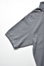 画像6: SCYE BASICS (サイベーシックス) Cotton Pique Polo Shirt [GREY] (6)