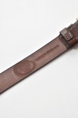 画像5: JABEZ CLIFF (ジャベツクリフ) Stirrup Leather Belt [CHESTNUT] (5)