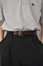 画像7: JABEZ CLIFF (ジャベツクリフ) Stirrup Leather Belt [CHESTNUT] (7)