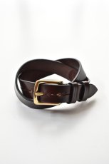 画像1: JABEZ CLIFF (ジャベツクリフ) Stirrup Leather Belt [CHESTNUT] (1)
