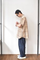 画像18: INDIVIDUALIZED SHIRTS (インディビジュアライズドシャツ) Relaxed Fit Band Collar Pull Over Shirt -別注- [IVY MADRAS] (18)