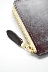 画像2: MASTER & Co. (マスターアンドコー) UK BRIDLE MINI WALLET [WINE] (2)