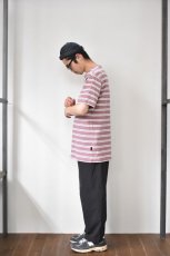 画像7: patagonia (パタゴニア) メンズ・コットン・イン・コンバージョン・ミッドウェイト・ポケット・ティー [MIRROR STRIPE/EVENING MAUVE] (7)