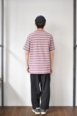 画像8: patagonia (パタゴニア) メンズ・コットン・イン・コンバージョン・ミッドウェイト・ポケット・ティー [MIRROR STRIPE/EVENING MAUVE] (8)