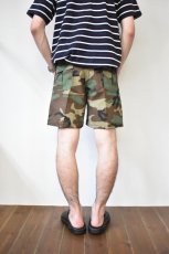 画像15: 90's Earl's Apparel (アールズアパレル) Rip Stop Shorts [WOODLAND CAMO] (15)